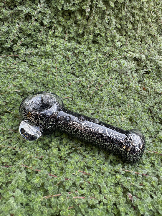 Space Rocks Stingray Glitter Pipe - Hi Tide Glass Works
