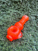 Neon Orange Dolphin Glitter Pipe