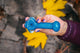 Collectable Glitter Pipe: Liquid Filled & Freezable -Blue Dream Sparkle Stingray Glass Piece