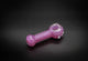 Collectable Glitter Pipe: Liquid Filled & Freezable -Grape Ape Sparkle Stingray Glass Piece
