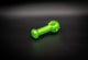 Collectable Glitter Pipe: Liquid Filled & Freezable -Neon Green Sparkle Stingray Glass Piece
