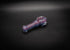 Collectable Glitter Pipe: Liquid Filled & Freezable -Fire Sparkle Dolphin Glass Piece