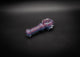 Collectable Glitter Pipe: Liquid Filled & Freezable -Fire Sparkle Dolphin Glass Piece