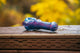 Collectable Glitter Pipe: Liquid Filled & Freezable -Fire Sparkle Dolphin Glass Piece