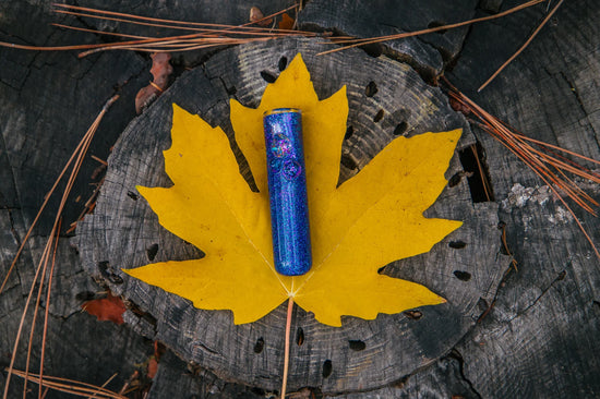 GLASS LAB Blueberry Minnow Glitter Bat