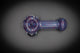 Collectable Glitter Pipe: Liquid Filled & Freezable -Fire Sparkle Stingray Glass Piece