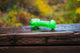 Collectable Glitter Pipe: Liquid Filled & Freezable -Neon Green Sparkle Stingray Glass Piece