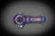 Collectable Glitter Pipe: Liquid Filled & Freezable -Fire Sparkle Dolphin Glass Piece