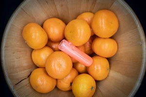 Neon Orange Minnow Glitter Bat