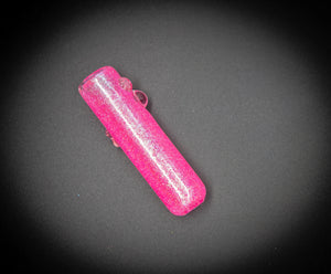 Neon Pink Minnow Glitter Bat