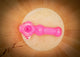 Glass Glitter Pipe Pink UV Sparkle Dolphin – Liquid Filled, Freezable Glass Pipe Collectible, Unique Gift for Smoking Enthusiasts